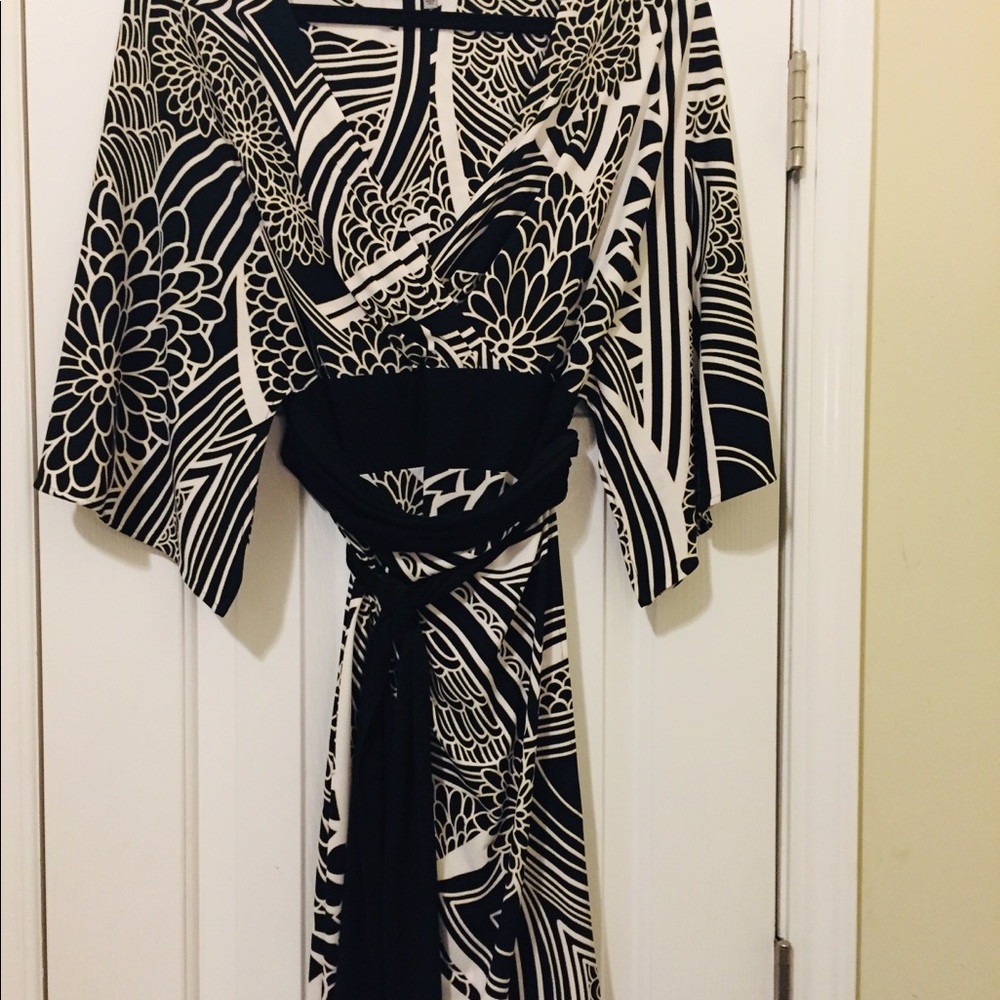 Woman’s wrap dress